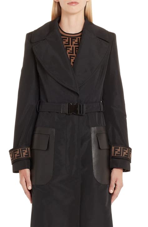 trench coat fendi men paris|fendi women's trenchless.